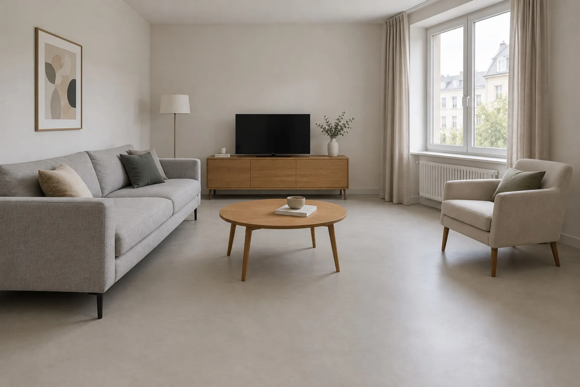 The room as photographed